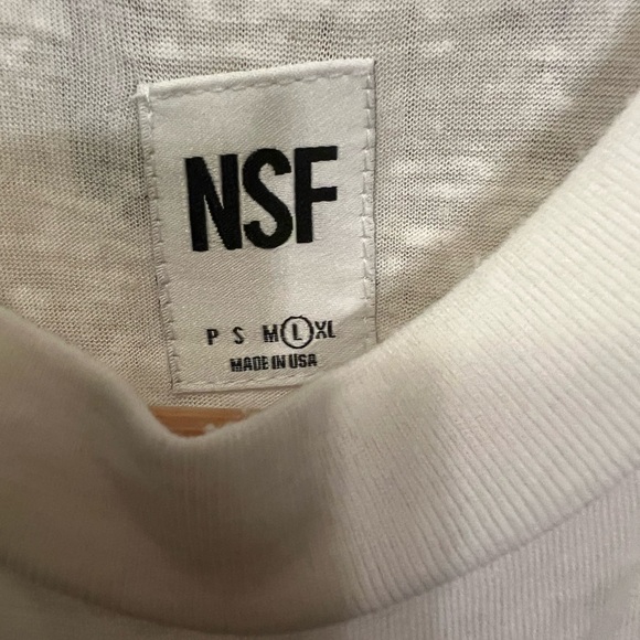 NSF White Short Sleeve Tee - Picture 6 of 6